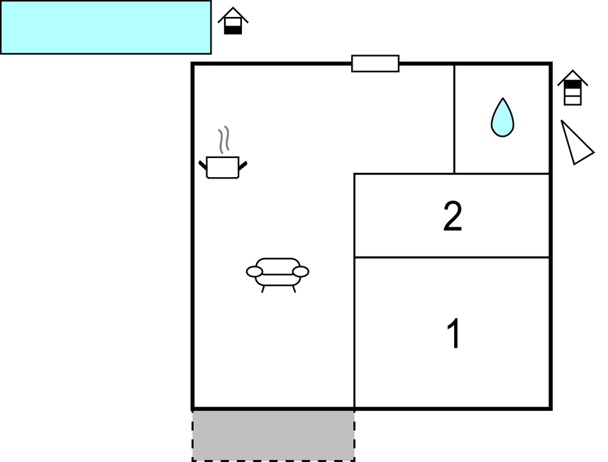 Ferienwohnung - Biograd-Pakostane , Kroatien - CDN203 