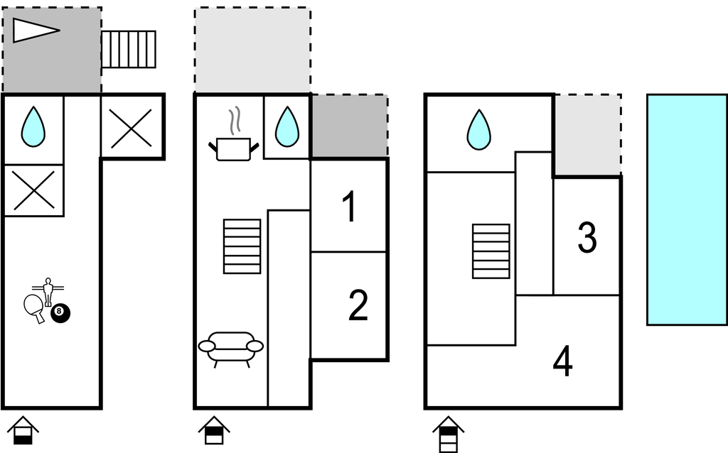 Feriehus - Solta-Maslinica , Kroatia - CDO233 