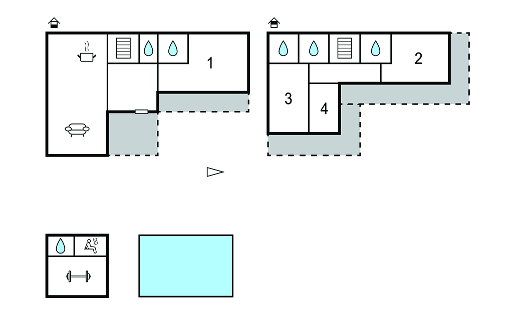 Ferienhaeuser - Solta - Rogac , Kroatien - CDO234 