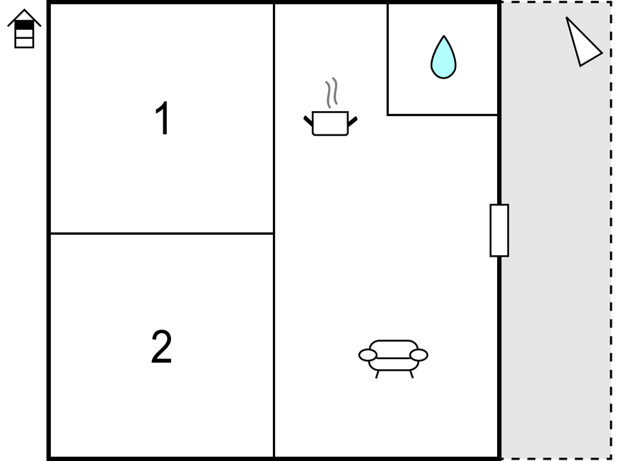 Ferienwohnung - Peljesac-Zuljana , Kroatien - CDP418 