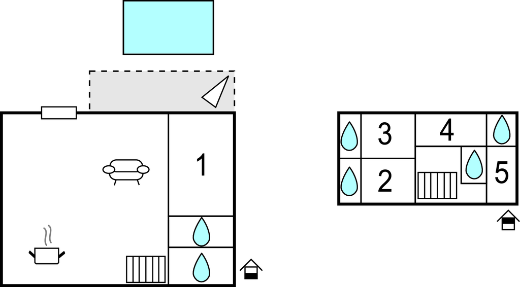 Feriehuse - Putnikovic , Kroatien - CDP615 