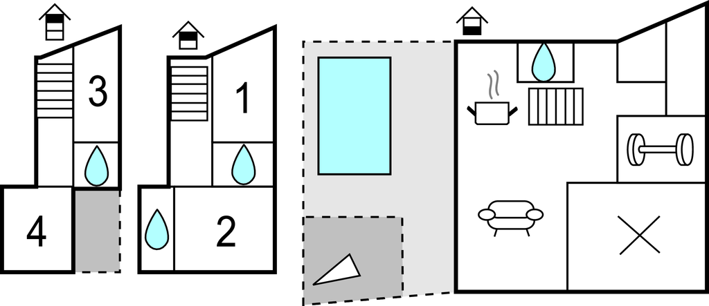 Feriehuse - Ploce-Kremena , Kroatien - CDR502 
