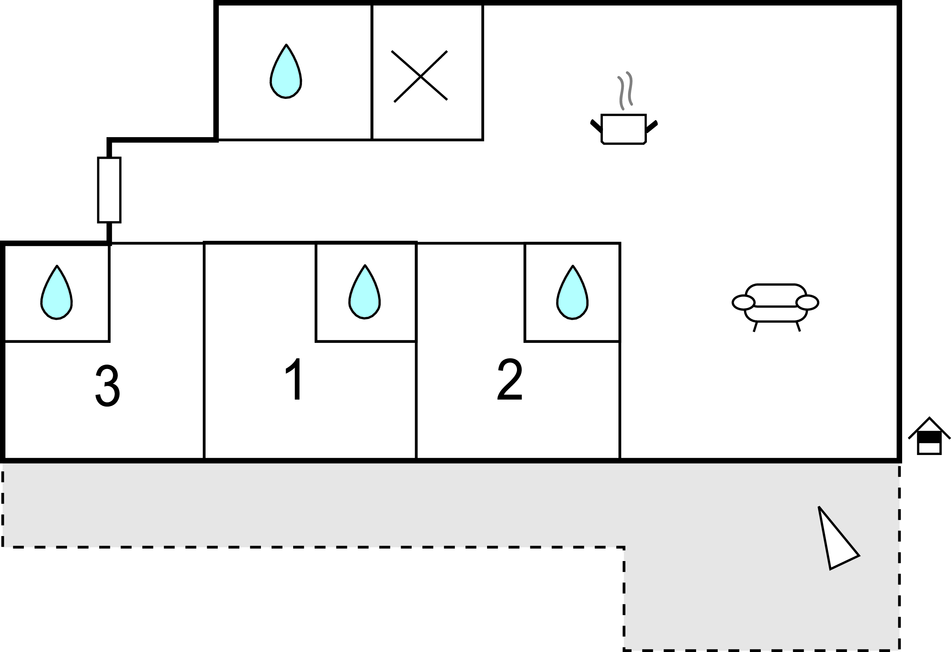 Lejlighed - Ploce-Komarna , Kroatien - CDR527 