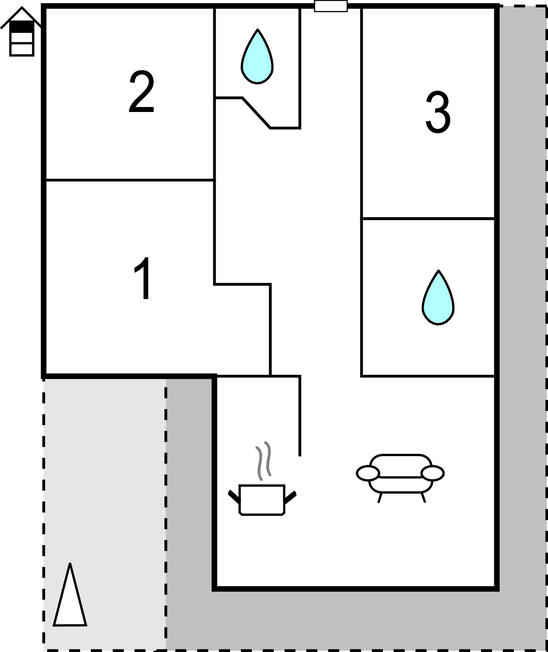 Lejlighed - Ploce-Rogotin , Kroatien - CDR420 