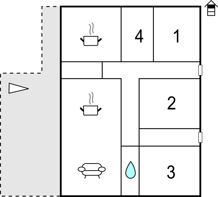 Lejlighed - Korcula-Zavalatica , Kroatien - CDS527 