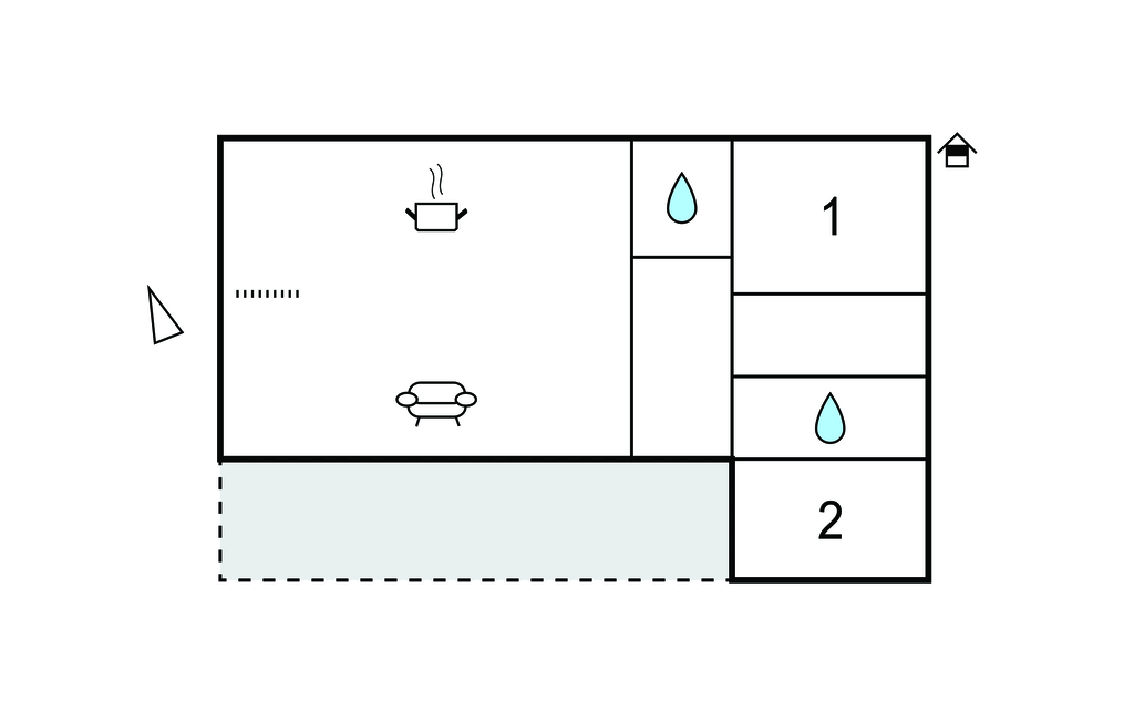 Ferienhaeuser - Korcula-Karbuni , Kroatien - CDS782 
