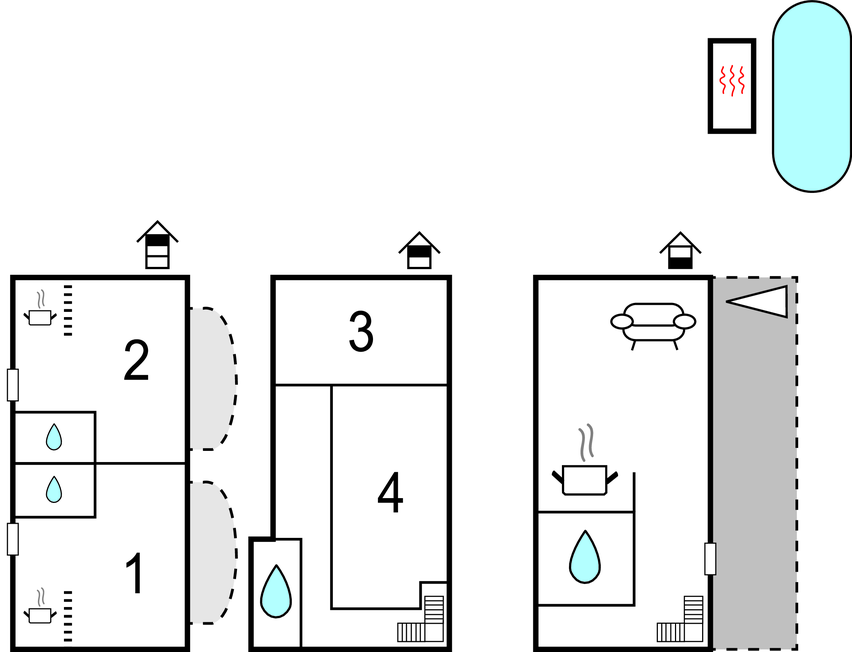Feriehuse - Omis-Lokva Rogoznica , Kroatien - CDT089 