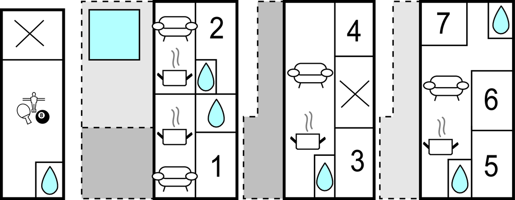 Ferienhaus - Trogir-Kastel Gomilica , Kroatien - CDT266 