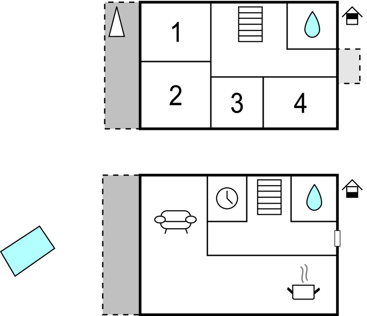Ferienhaus - Split-Trilj , Kroatien - CDT751 