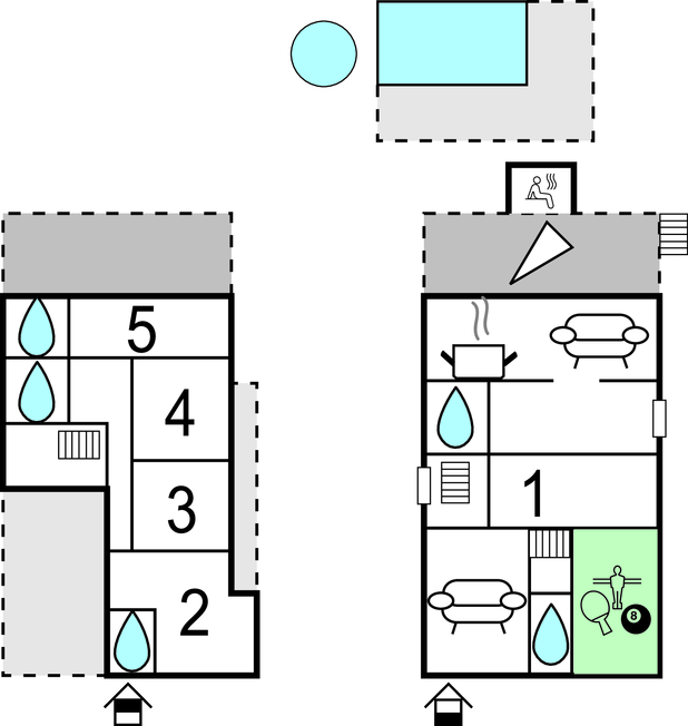 Feriehuse - Makarska-Rastovac , Kroatien - CDT772 