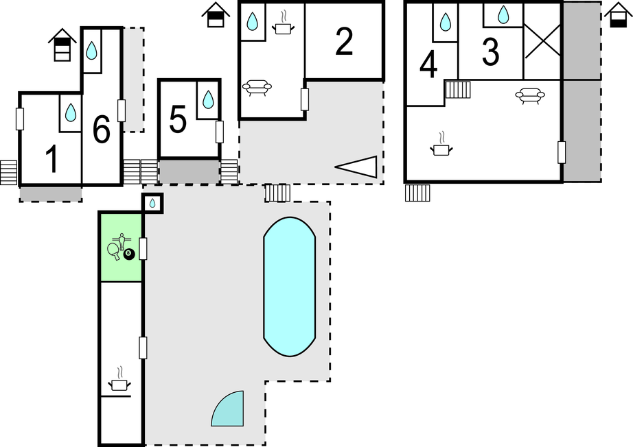 Feriehus - Makarska-Podgora , Kroatia - CDT877 