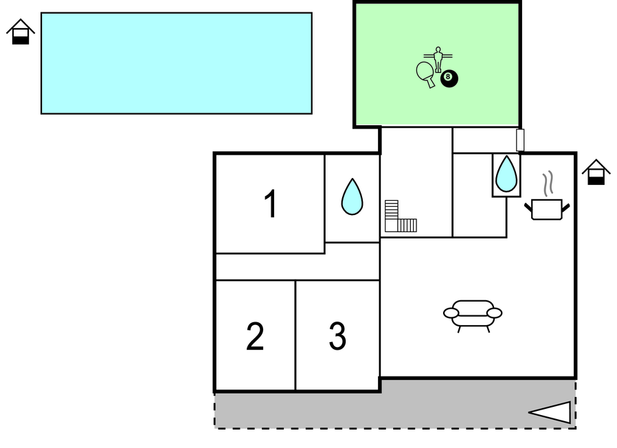 Semesterhus - Split-Bajagic , Kroatien - CDT962 