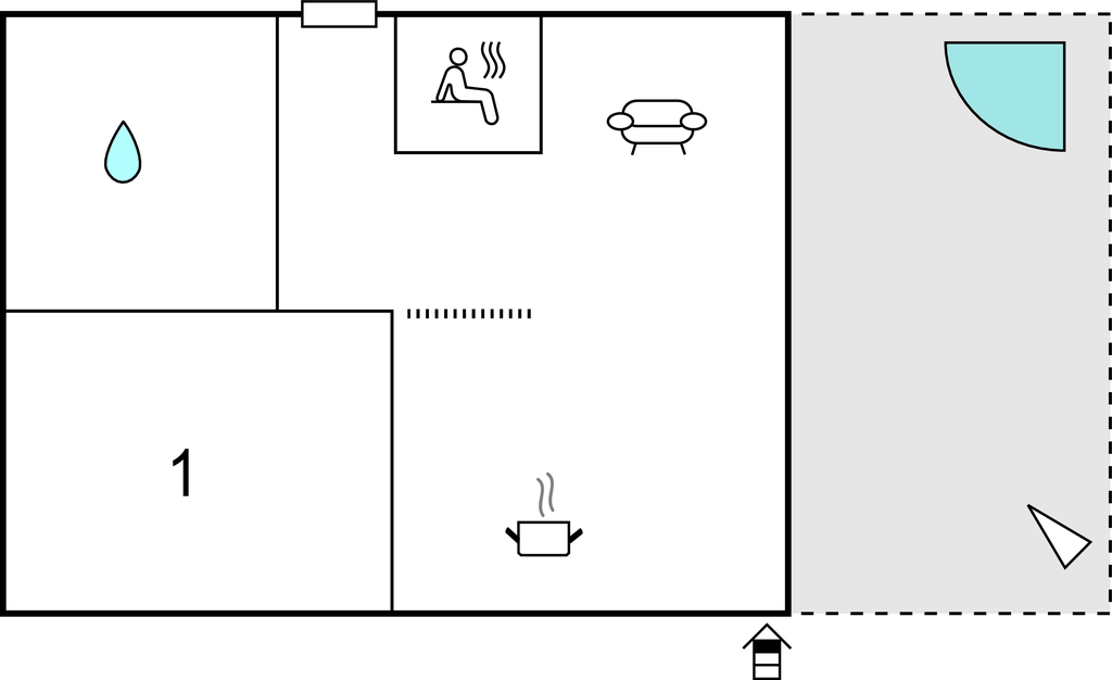 Lejlighed - Ciovo-Mastrinka , Kroatien - CDT116 