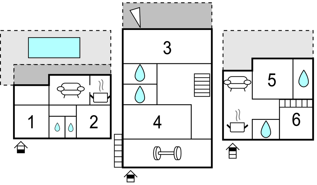 Feriehuse - Trogir-Kastel Stari , Kroatien - CDT245 