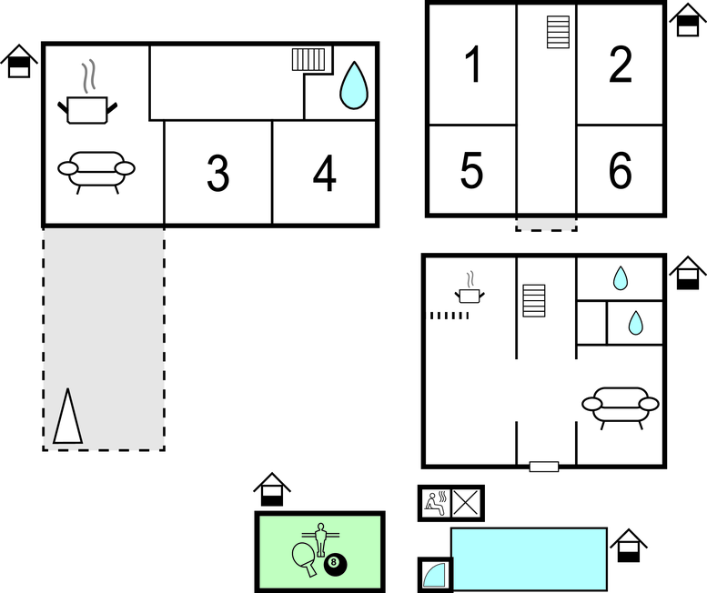 Feriehuse - Trogir-Kastel Luksic , Kroatien - CDT304 