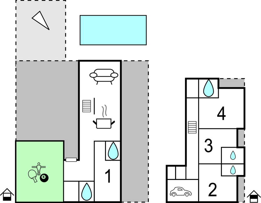 Feriehus - Trogir-Seget Vranjica , Kroatia - CDT717 
