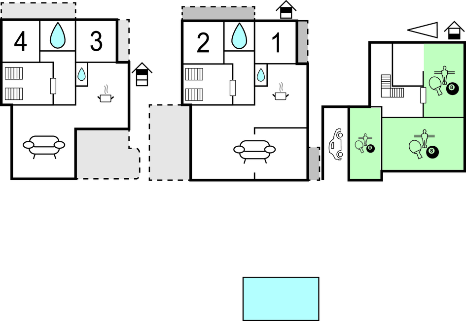 Ferienhaus - Split-Podstrana , Kroatien - CDT964 