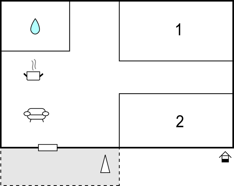 Lejlighed - Iz - Mali Iz , Kroatien - CDU538 