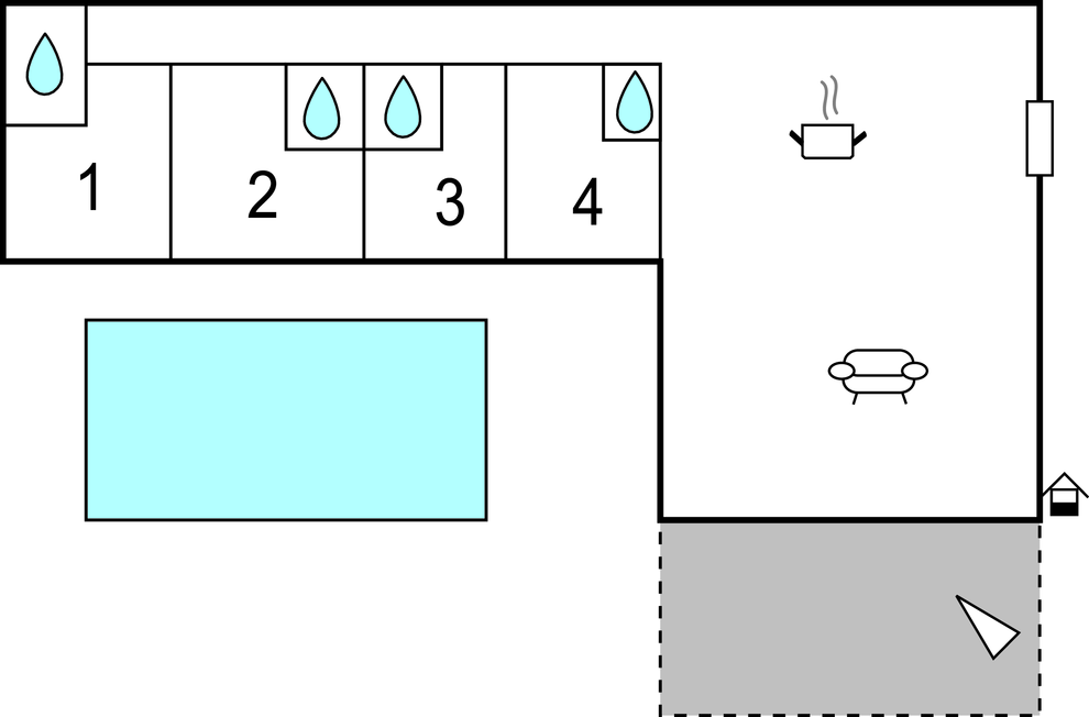 Ferienhaus - Sibenik-Dubrava , Kroatien - CDV006 