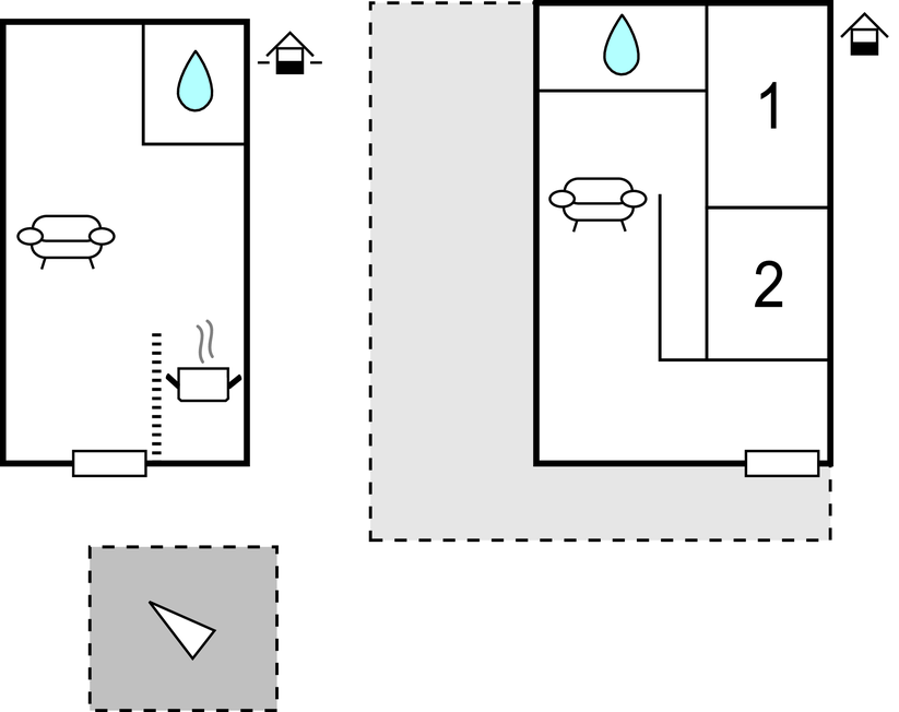 Feriehuse - Sibenik-Sparadici , Kroatien - CDV032 