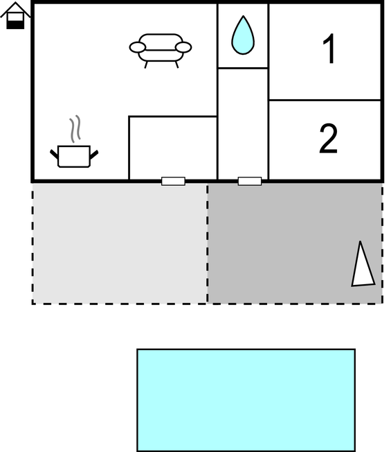 Feriehuse - Sibenik-Siritovci , Kroatien - CDV098 