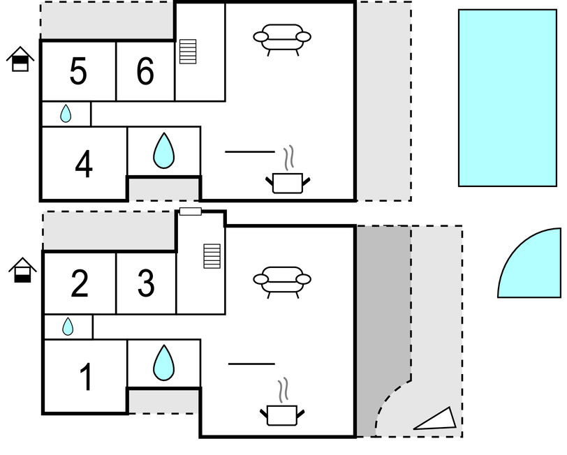Ferienhaus - Sibenik-Brodarica , Kroatien - CDV918 