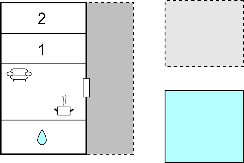 Feriehuse - Sibenik-Unesic , Kroatien - CDV017 