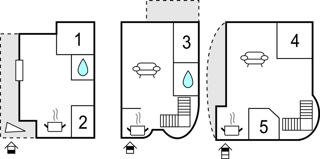 Ferienhaus - Sibenik-Zaboric , Kroatien - CDV259 