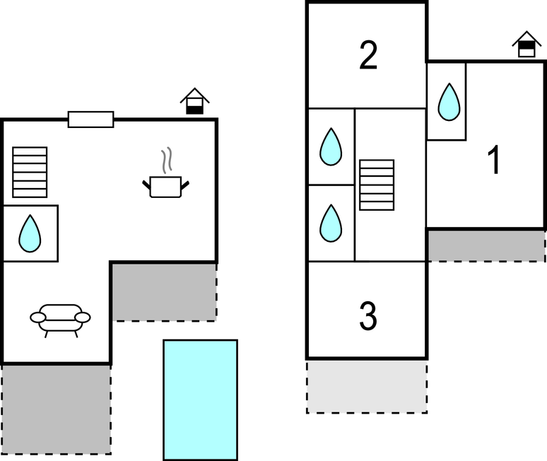 Ferienhaus - Sibenik-Danilo , Kroatien - CDV015 