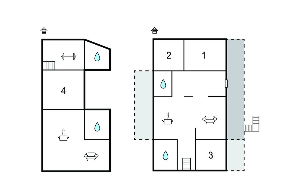 Feriehuse - Sibenik-Dubrava , Kroatien - CDV983 