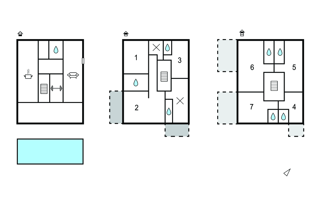 Feriehus - Sibenik-Zaboric , Kroatia - CDV166 