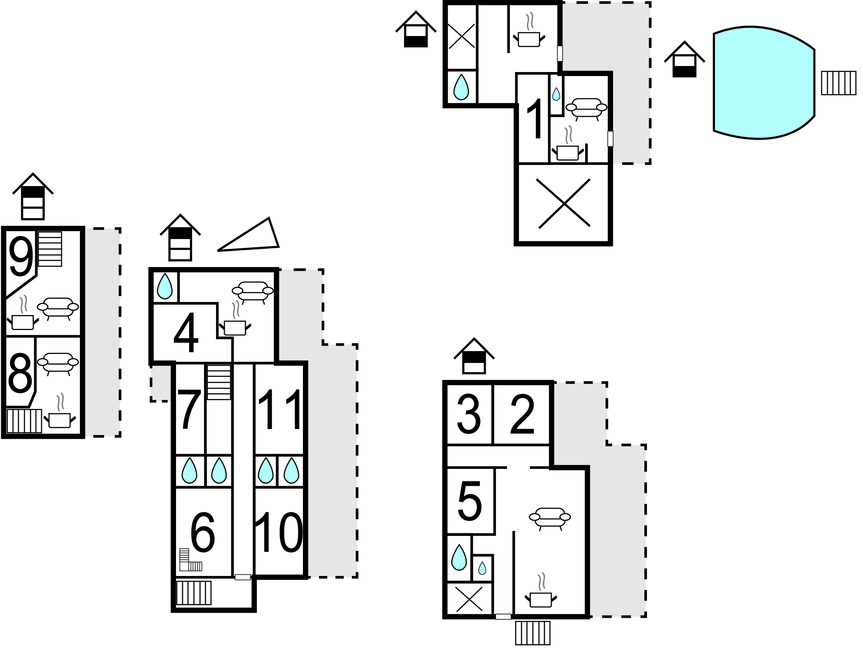 Feriehuse - Biograd-Turanj , Kroatien - CDZ024 