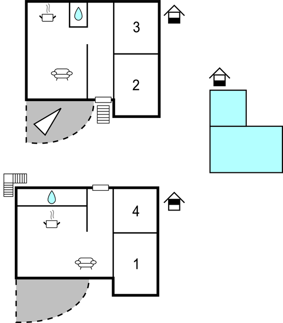 Ferienhaus - Zadar-Sukosan , Kroatien - CDZ339 
