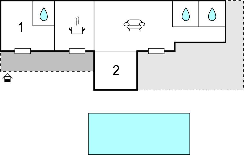 Ferienhaus - Zadar-Brisevo , Kroatien - CDZ498 