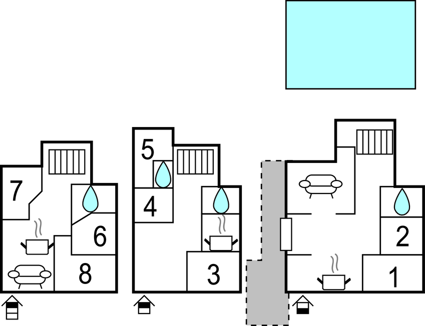 Feriehus - Pomer , Kroatia - CIB495 