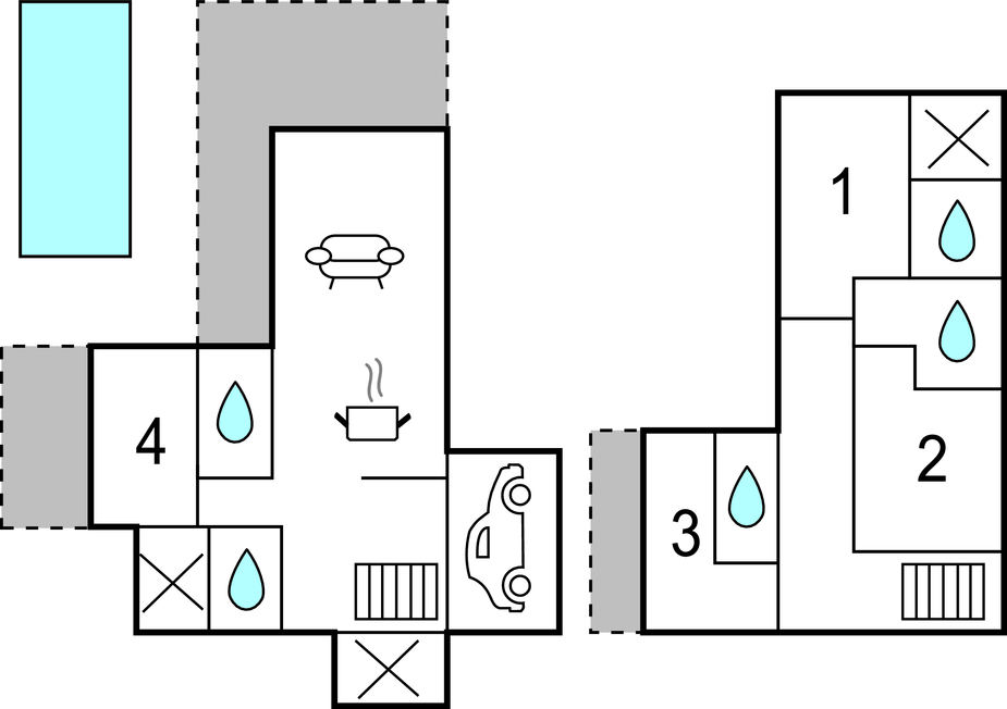 Feriehuse - Krnica-Prodol , Kroatien - CIC880 