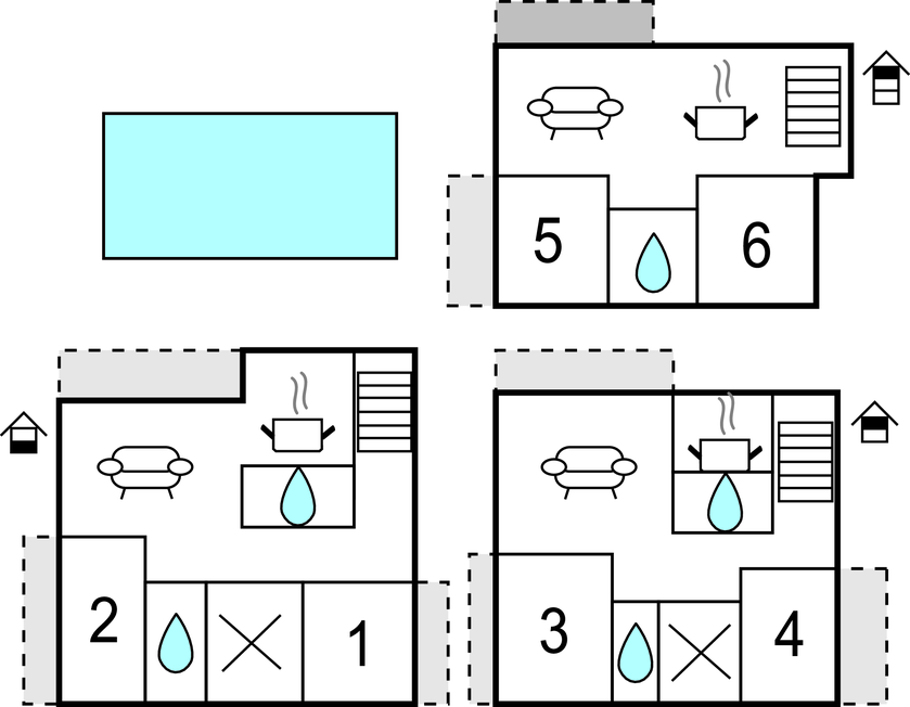 Feriehus - Porec-Antonci , Kroatia - CIE025 