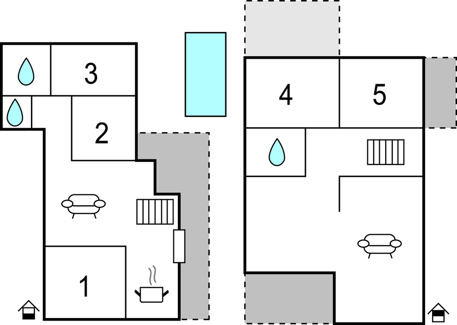 Feriehus - Krnica , Kroatia - CIK191 