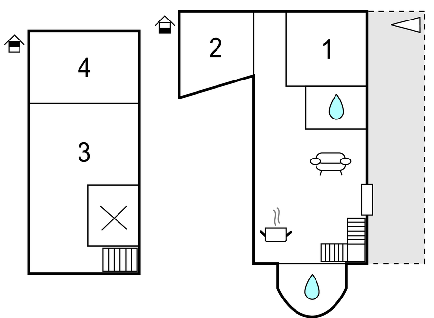 Feriehus - Labin-Crni , Kroatia - CIK087 