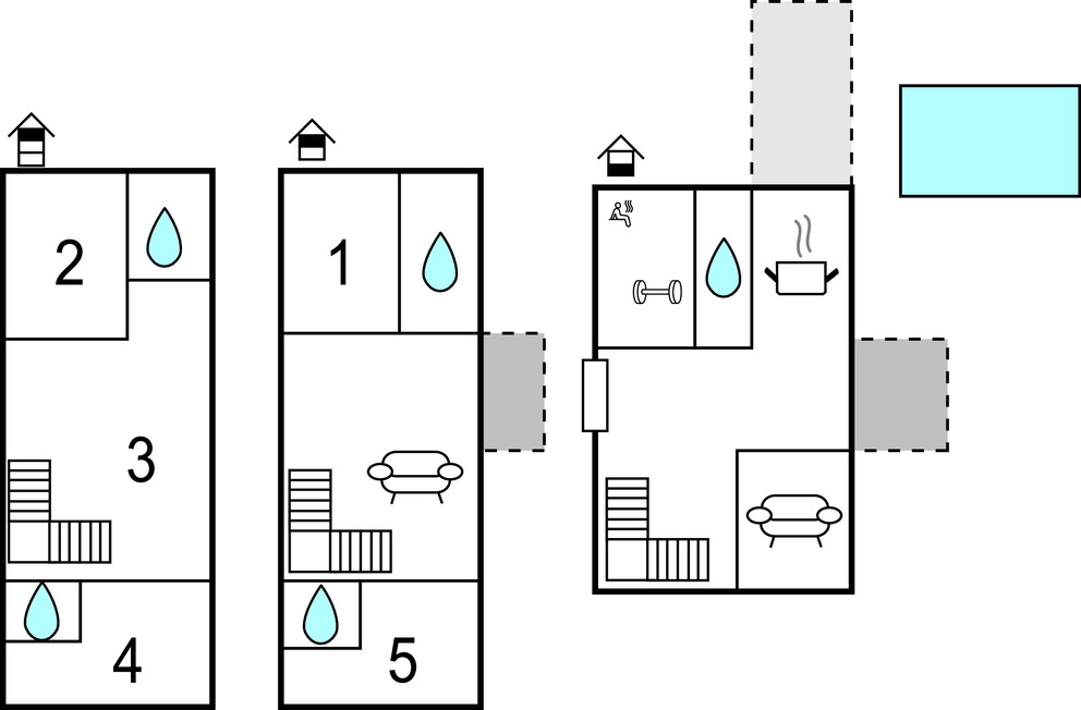 Feriehus - Krnica , Kroatia - CIK127 
