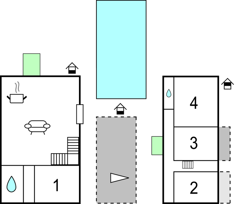 Feriehuse - Rabac , Kroatien - CIK448 