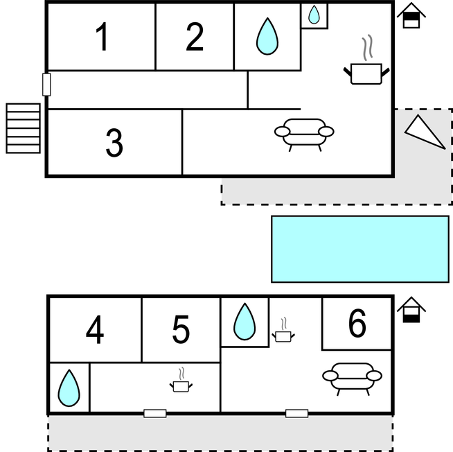 Feriehus - Krnica-Bratulici , Kroatia - CIK691 
