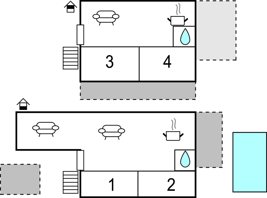 Feriehus - Duga Uvala-Peruski , Kroatia - CIO331 