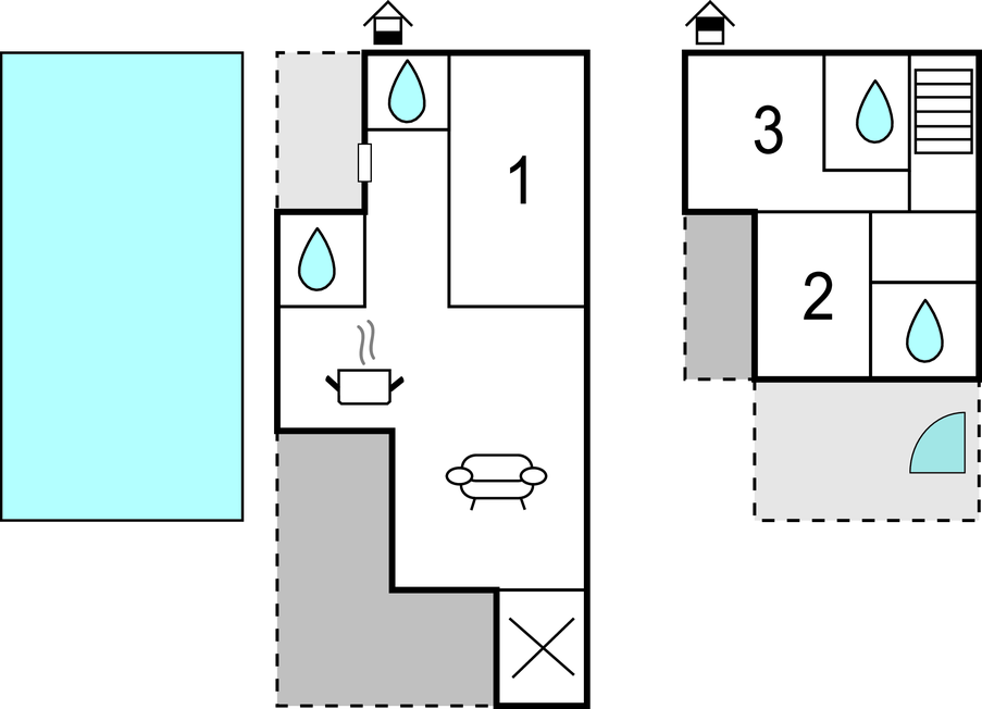Feriehus - Krnica , Kroatia - CIO213 