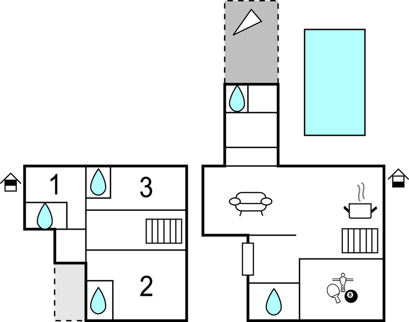 Feriehus - Krnica , Kroatia - CIO931 