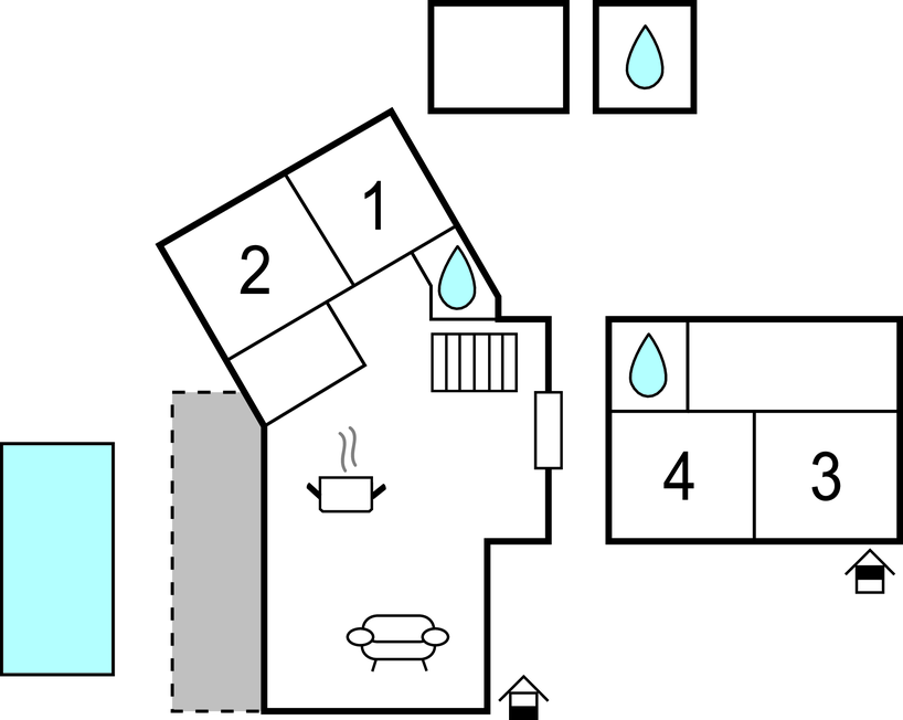 Feriehuse - Pula-Galizana , Kroatien - CIR499 