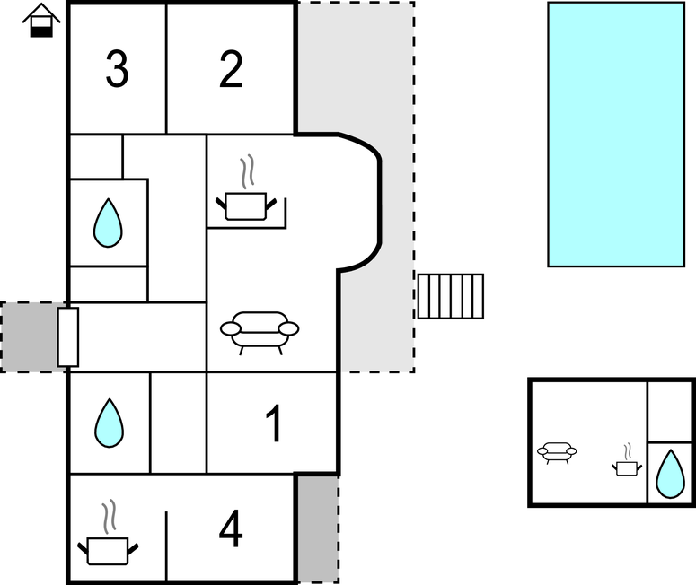 Feriehus - Umag-Montrin , Kroatia - CIU291 
