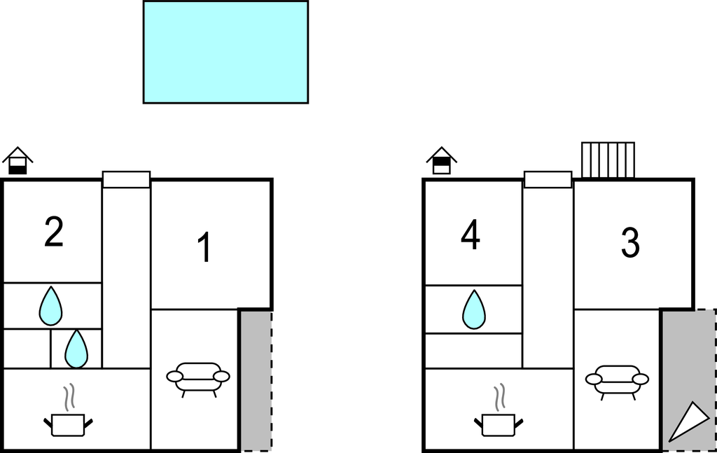 Ferienhaus - Crikvenica-Jadranovo , Kroatien - CKA004 
