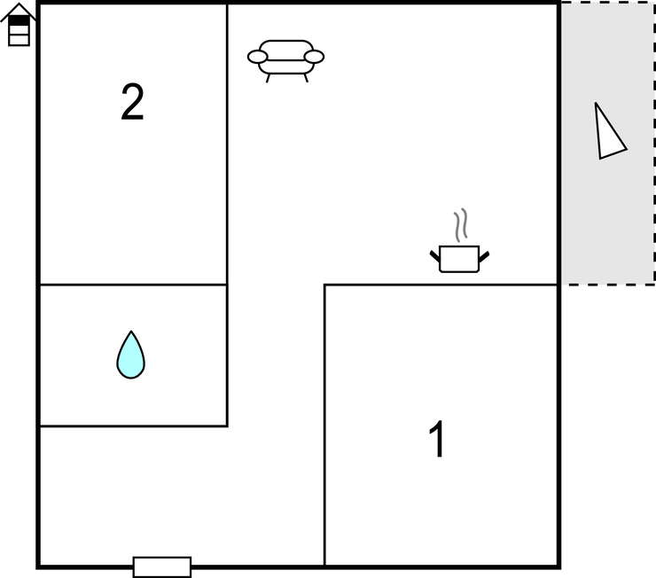 Ferienwohnung - Crikvenica , Kroatien - CKA027 