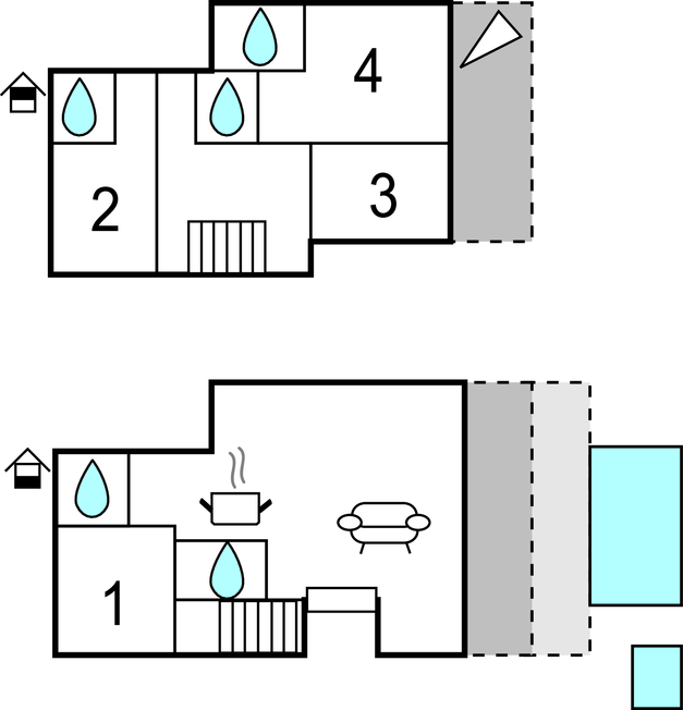 Ferienhaus - Crikvenica - Dramalj , Kroatien - CKA336 